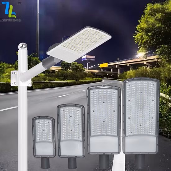 Großhandel kundenspezifische Aluminium-Außenstraßen-Garten-Flutbeleuchtung wasserdicht IP67 50W 100W 150W 200W All-in-One-automatische bifaziale LED-Solarstraßenlaterne