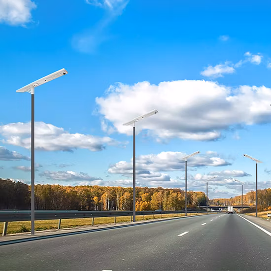 CE RoHS-zertifizierte Hochleistungs-LED-Solar-Straßenleuchte mit 30 W, 40 W, 60 W, 70 W, 80 W, 100 W, 120 W, Außenbeleuchtung mit HDG-Mast
