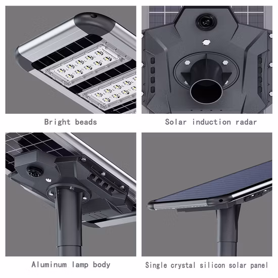 Hochleistungs-CE-Zertifikat Garten IP66 wasserdichte LED-Solarstraßenlaterne für den Außenbereich